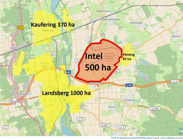 Online-Petition gegen die Ansiedelung von Intel auf dem Gelände des Penzinger Flughafens